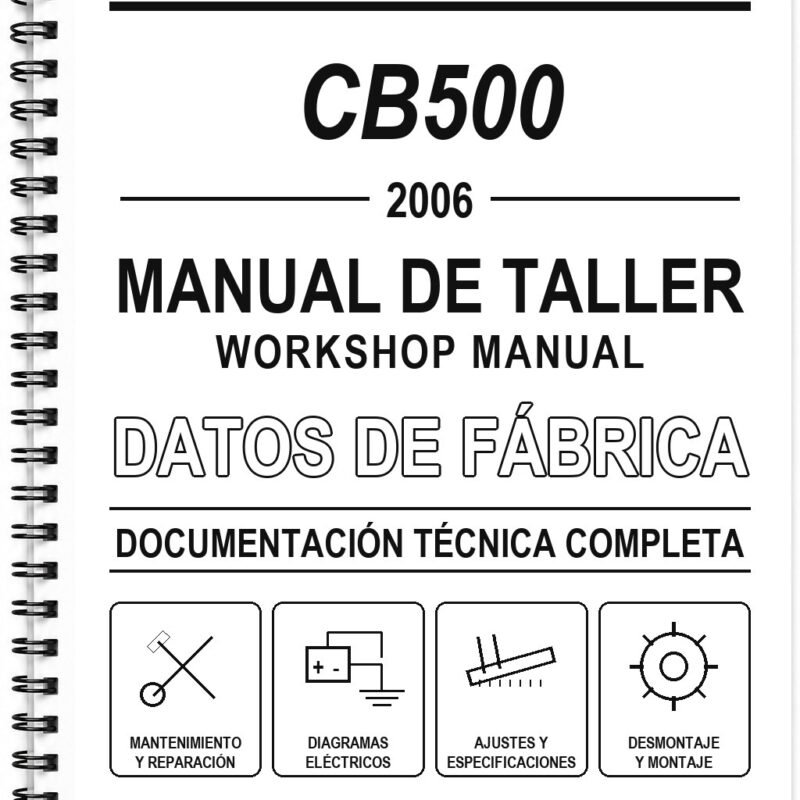 Manual de Taller Honda CB500 (2006)