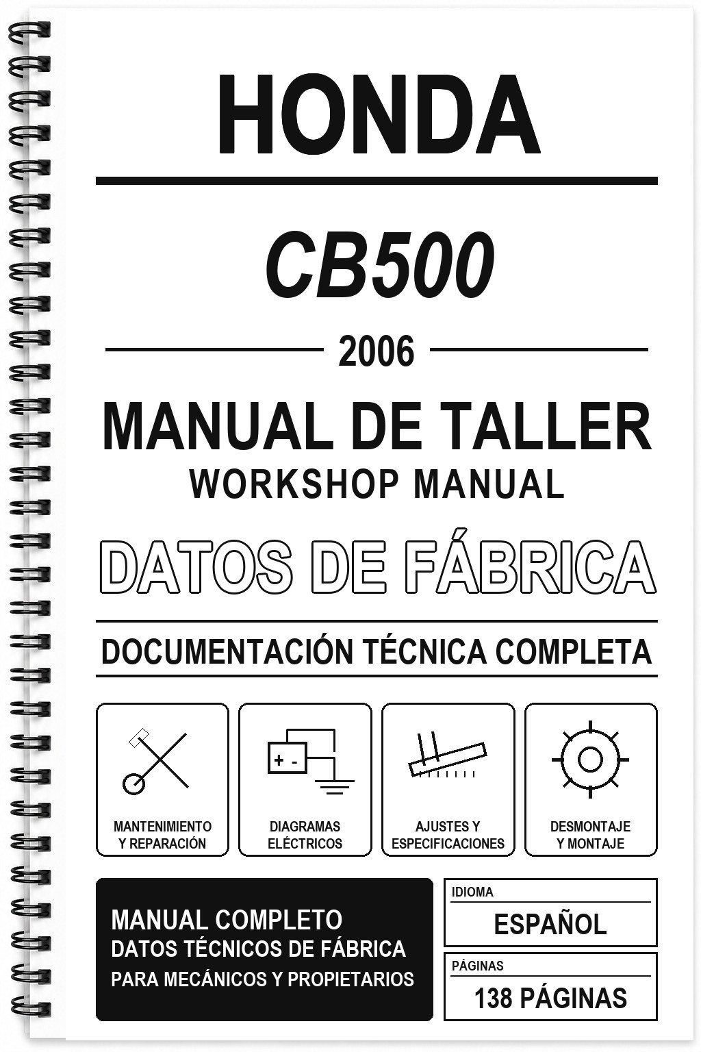 Manual de Taller Honda CB500 (2006)