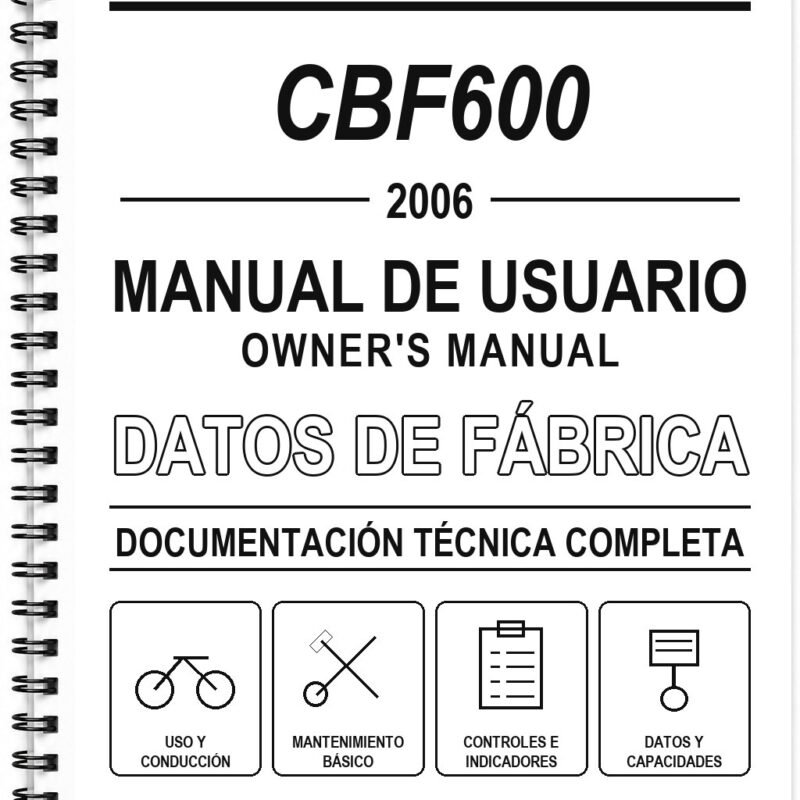 Manual de Usuario Honda CBF600 (2006)