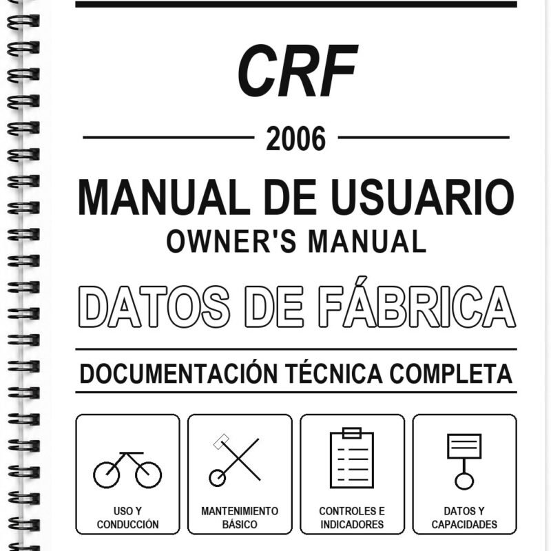 Manual de Usuario Honda CRF (2006)