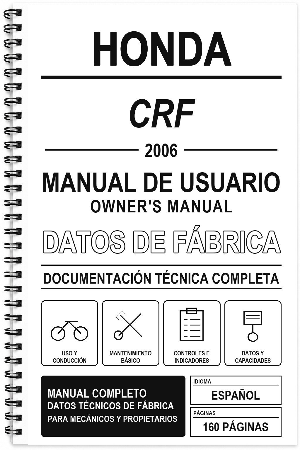 Manual de Usuario Honda CRF (2006)