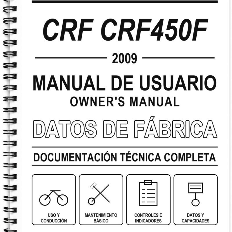 Manual de Usuario Honda CRF CRF450F (2009)