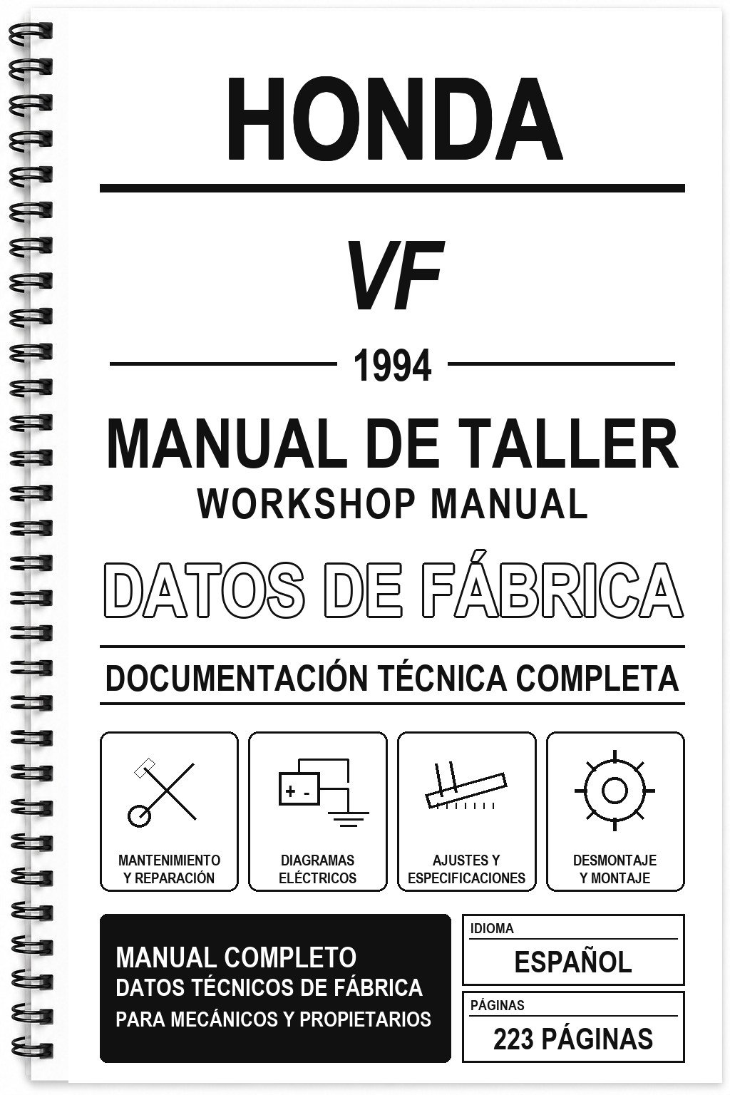 Manual de Taller Honda VF (1994)