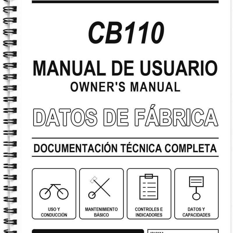 Manual de Usuario Honda CB110