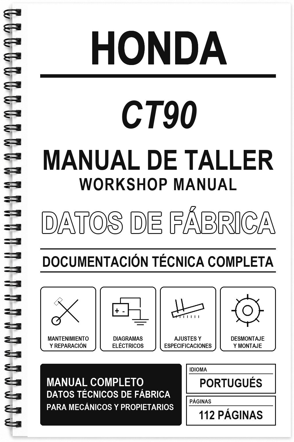 Manual de Taller Honda CT90 (Portugués)