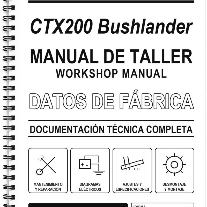 Manual de Taller Honda CTX200 Bushlander (Portugués)