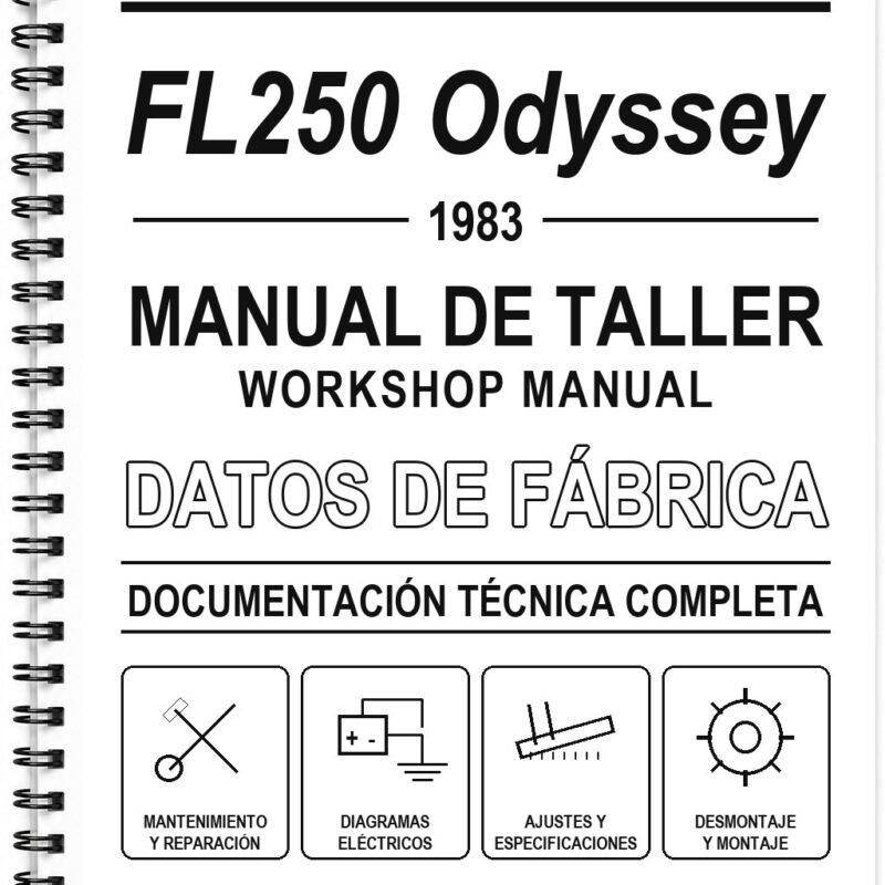 Manual de Taller Honda FL250 Odyssey (1983) (Portugués)
