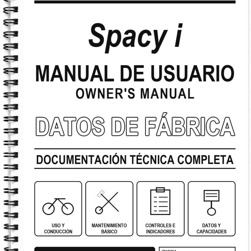 Manual de Usuario Honda Spacy i (Inglés)