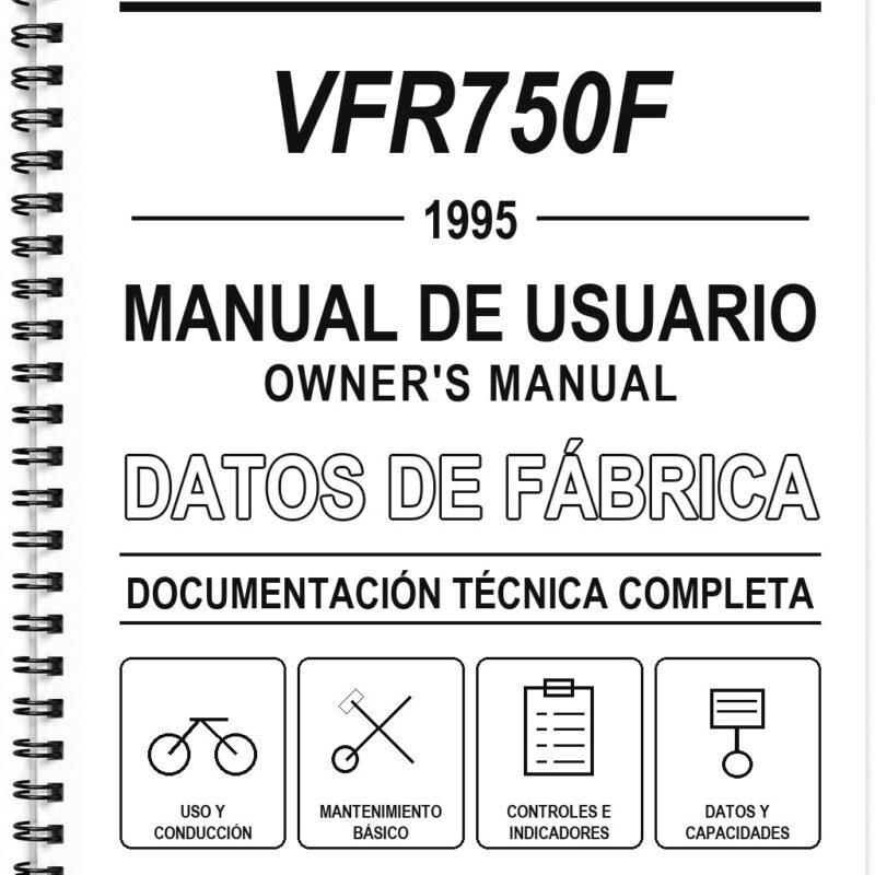 Manual de Usuario Honda VFR750F (1995) (Inglés)