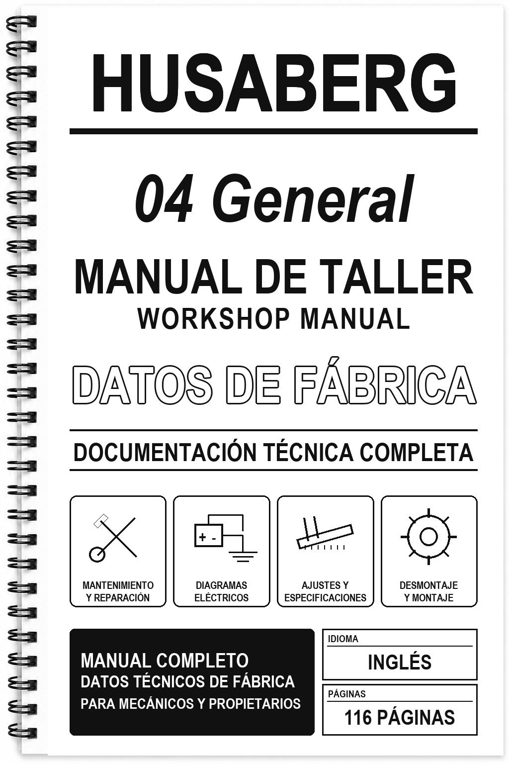 Manual de Taller Husaberg 04 General (Inglés)