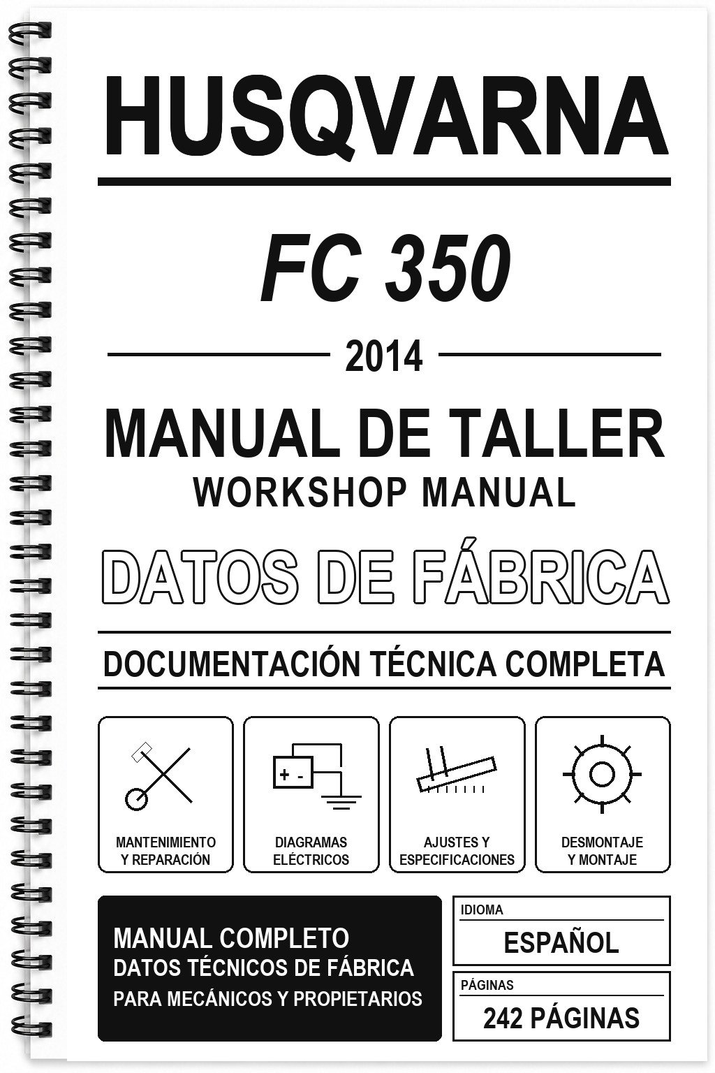 Manual de Taller Husqvarna FC 350 (2014)
