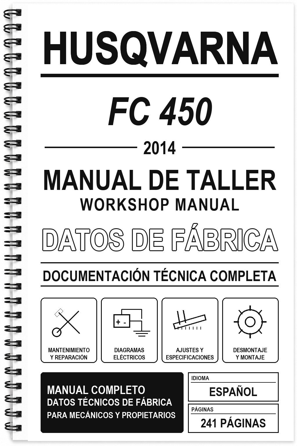 Manual de Taller Husqvarna FC 450 (2014)