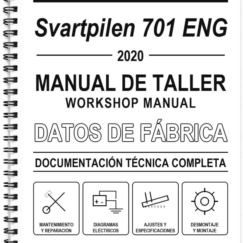 Manual de Taller Husqvarna Svartpilen 701 ENG (2020) (Inglés)