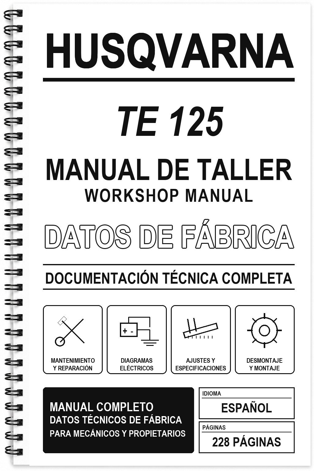 Manual de Taller Husqvarna TE 125