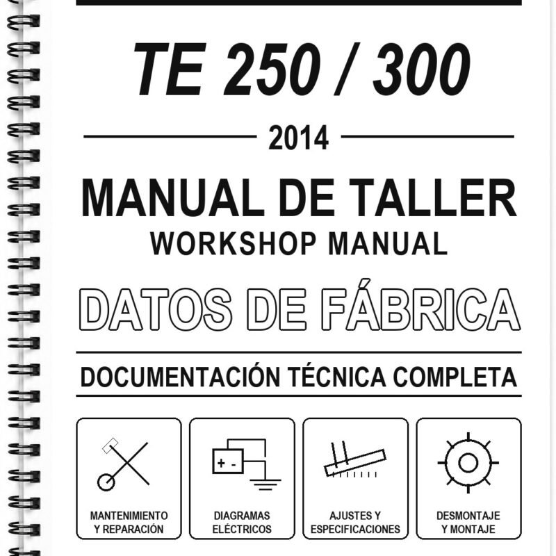 Manual de Taller Husqvarna TE 250 / 300 (2014)