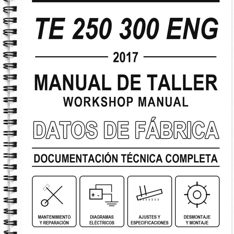 Manual de Taller Husqvarna TE 250 300 ENG (2017)