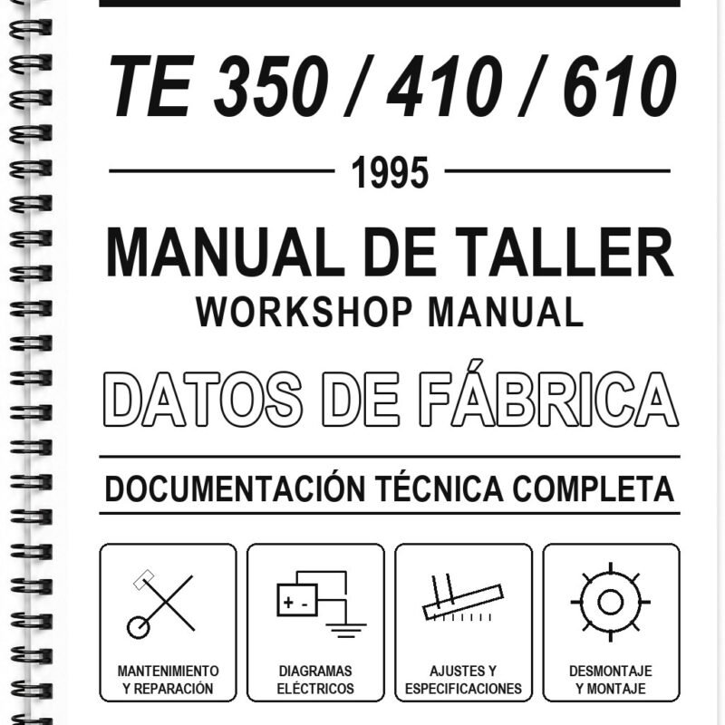 Manual de Taller Husqvarna TE 350 / 410 / 610 (1995) (Portugués)