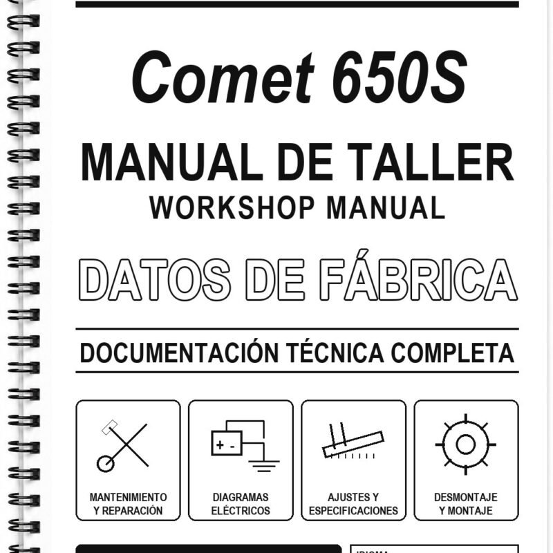Manual de Taller Hyosung Comet 650S (Inglés)