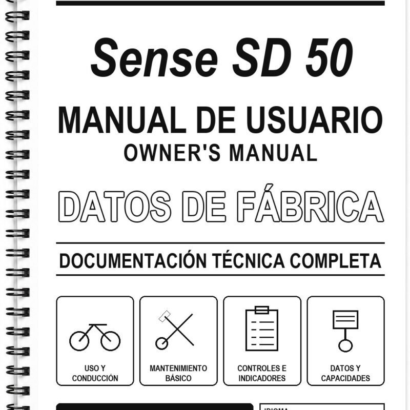 Manual de Usuario Hyosung Sense SD 50 (Inglés)