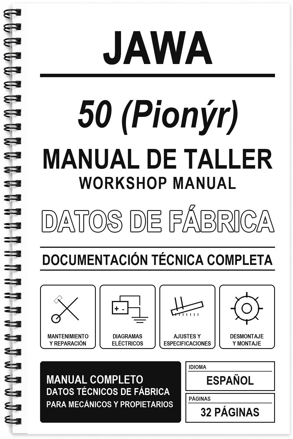Manual de Taller Jawa 50 (Pionýr)