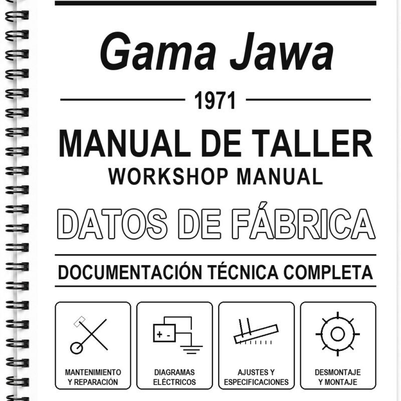 Manual de Taller Jawa Gama Jawa (1971)