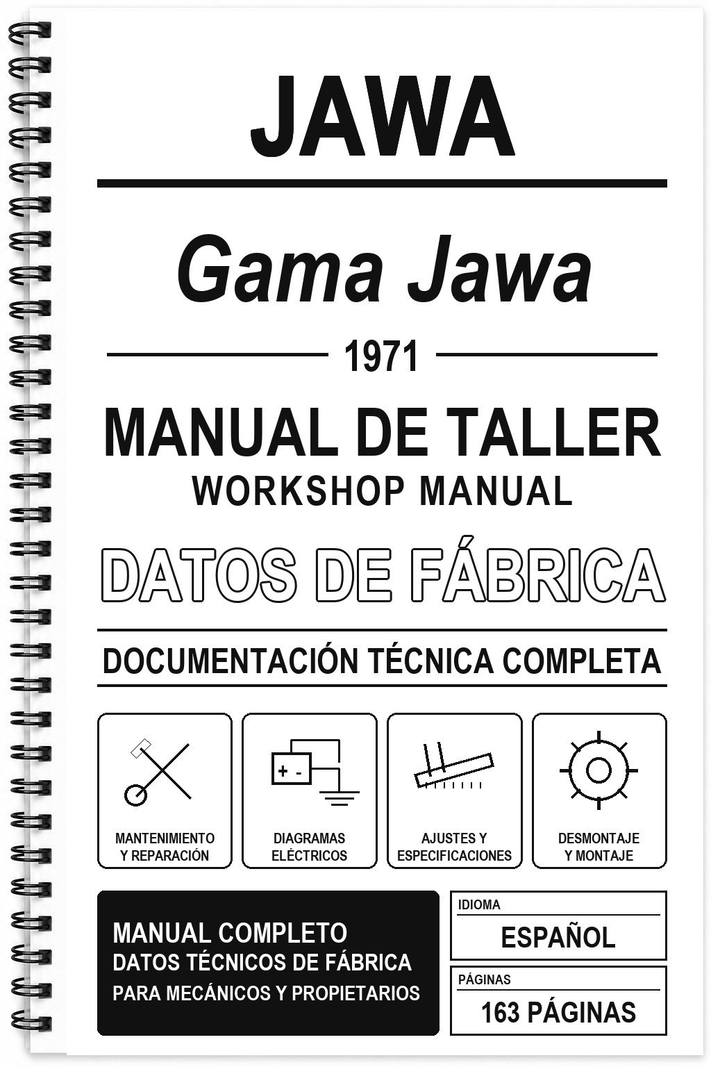 Manual de Taller Jawa Gama Jawa (1971)