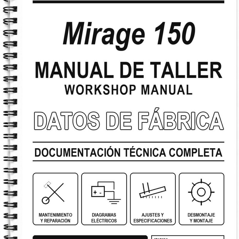 Manual de Taller KASINSKI Mirage 150 (Portugués)