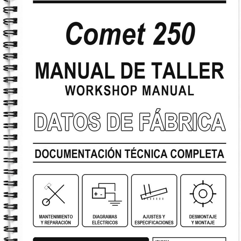 Manual de Taller KASINSKI Comet 250 (Inglés)