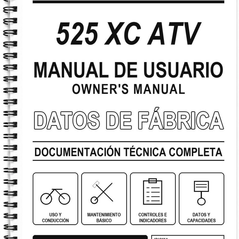Manual de Usuario KTM 525 XC ATV (Inglés)
