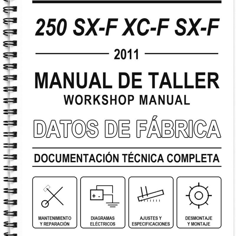 Manual de Taller KTM 250 SX-F XC-F SX-F (2011) (Portugués)