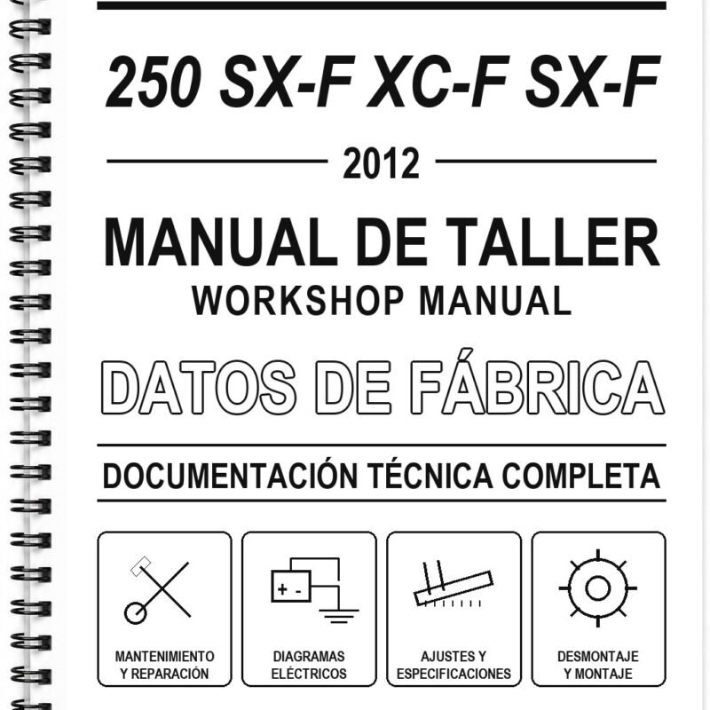 Manual de Taller KTM 250 SX-F XC-F SX-F (2012) (Portugués)