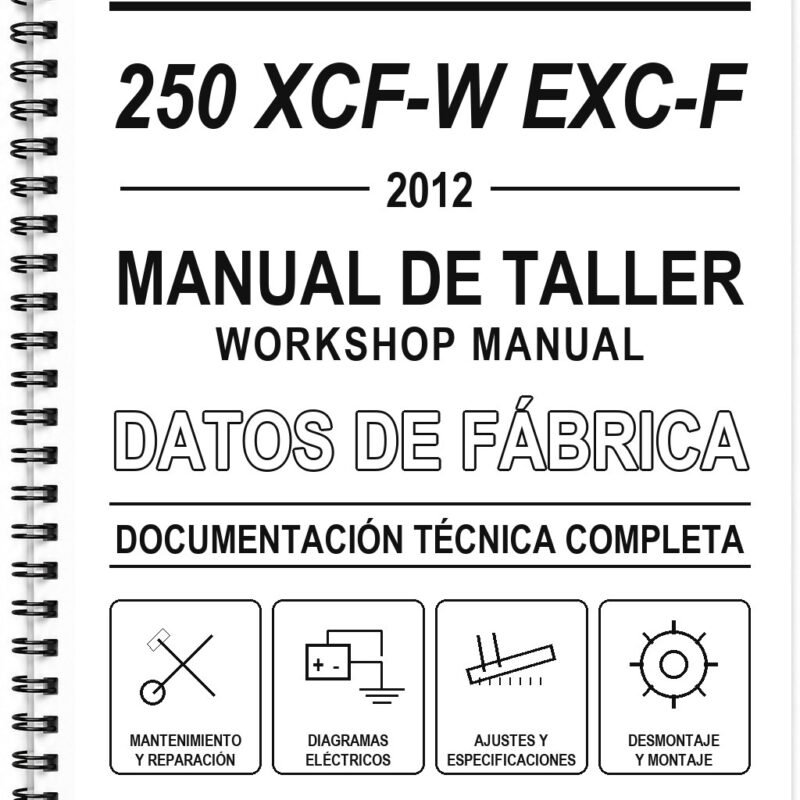Manual de Taller KTM 250 XCF-W EXC-F (2012) (Portugués)