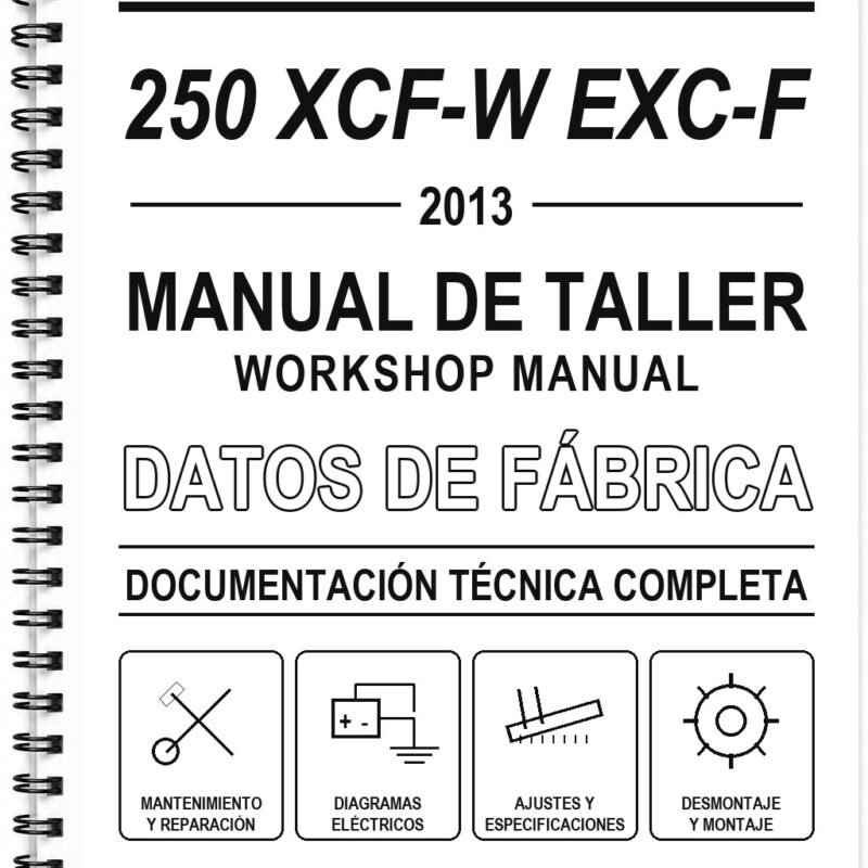 Manual de Taller KTM 250 XCF-W EXC-F (2013) (Portugués)