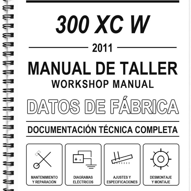 Manual de Taller KTM 300 XC W (2011) (Inglés)