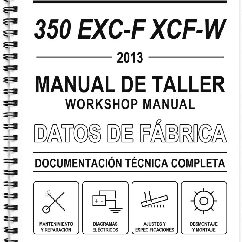 Manual de Taller KTM 350 EXC-F XCF-W (2013) (Portugués)