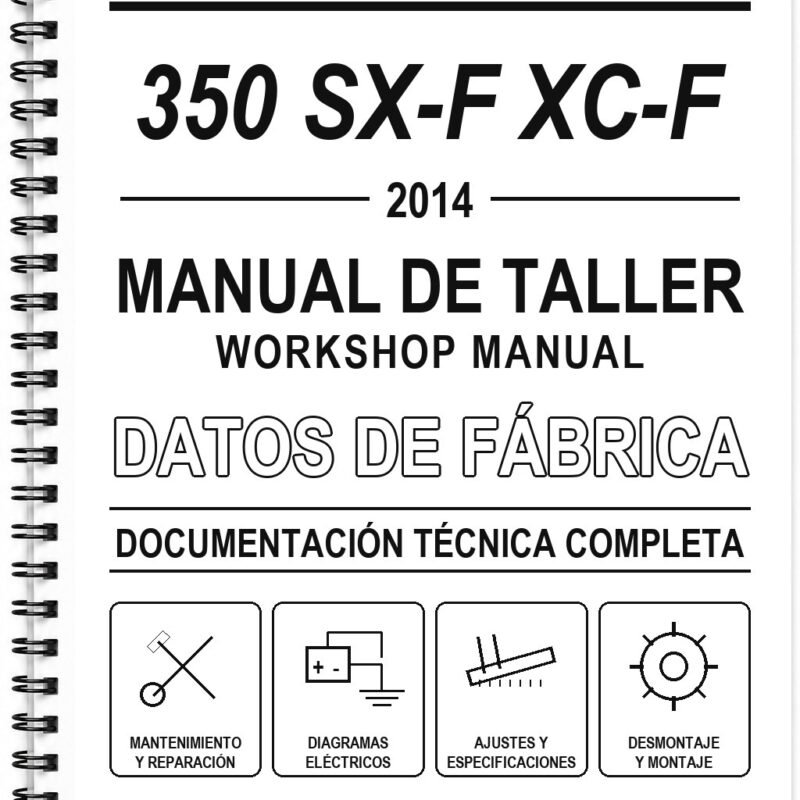 Manual de Taller KTM 350 SX-F XC-F (2014) (Portugués)