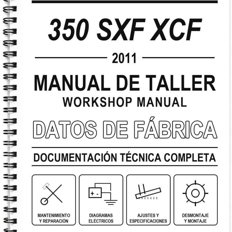 Manual de Taller KTM 350 SXF XCF (2011) (Inglés)