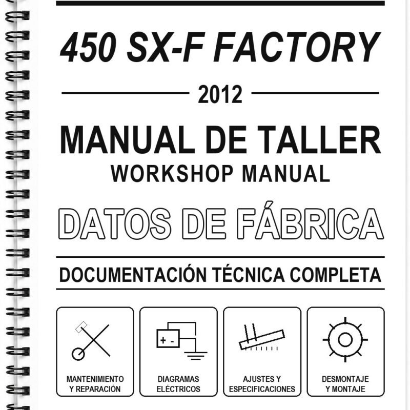 Manual de Taller KTM 450 SX-F FACTORY (2012) (Inglés)