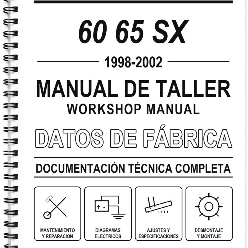 Manual de Taller KTM 60 65 SX (1998-2002) (Inglés)