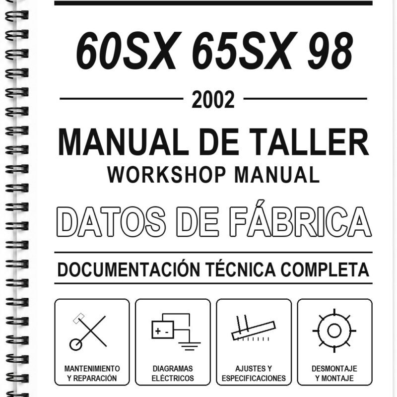 Manual de Taller KTM 60SX 65SX 98 (2002) (Inglés)