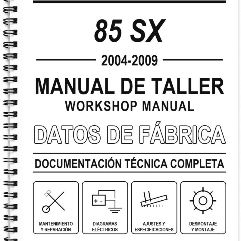 Manual de Taller KTM 85 SX (2004-2009) (Inglés)