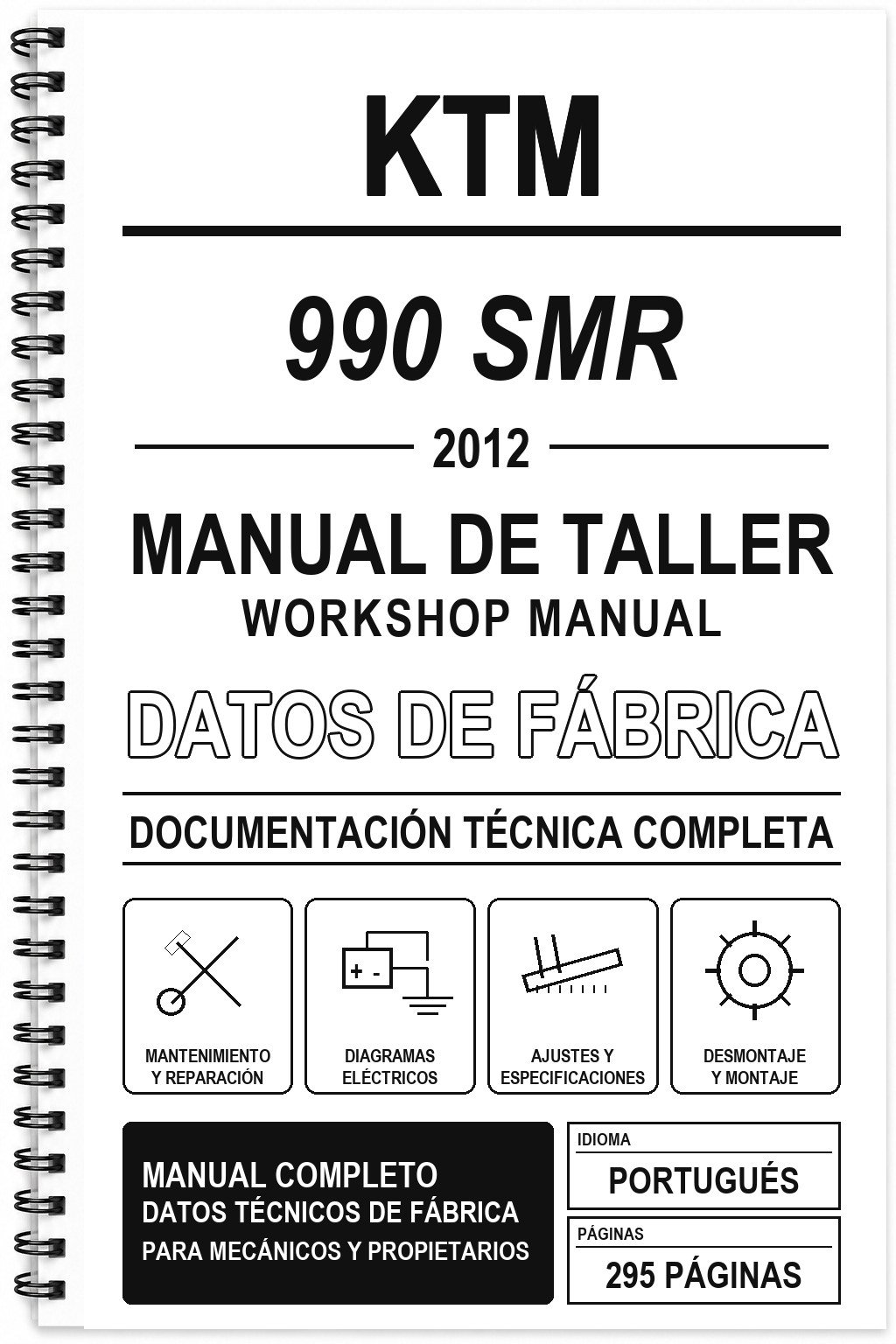 Manual de Taller KTM 990 SMR (2012) (Portugués)