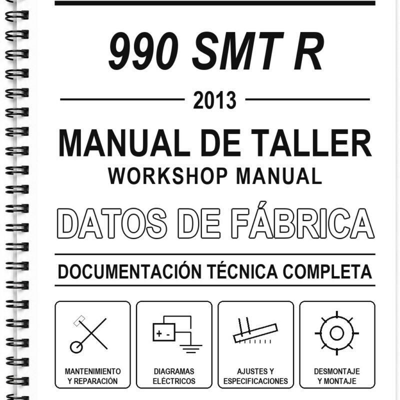 Manual de Taller KTM 990 SMT R (2013) (Portugués)