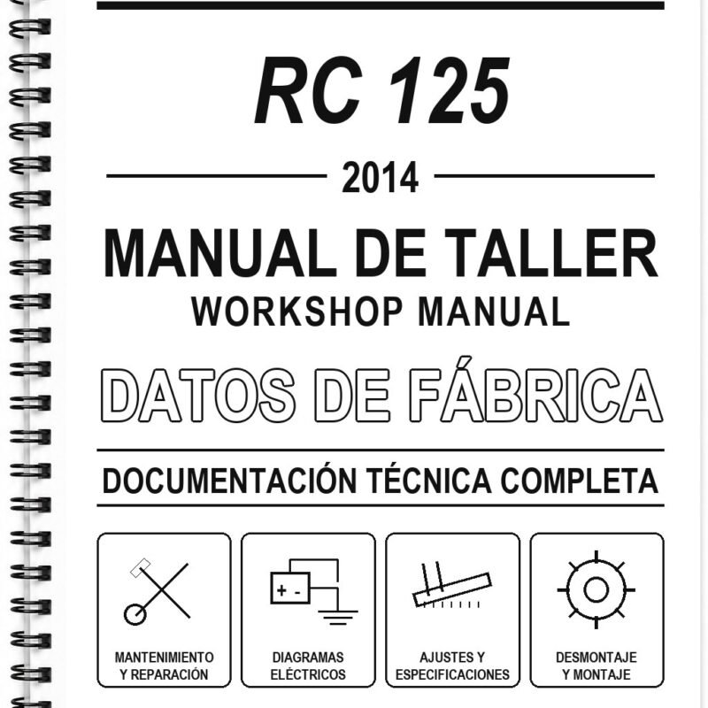 Manual de Taller KTM RC 125 (2014) (Inglés)