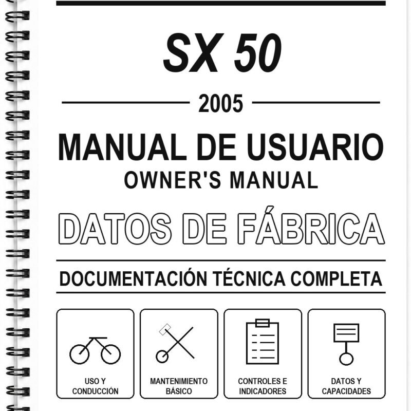 Manual de Usuario KTM SX 50 (2005)