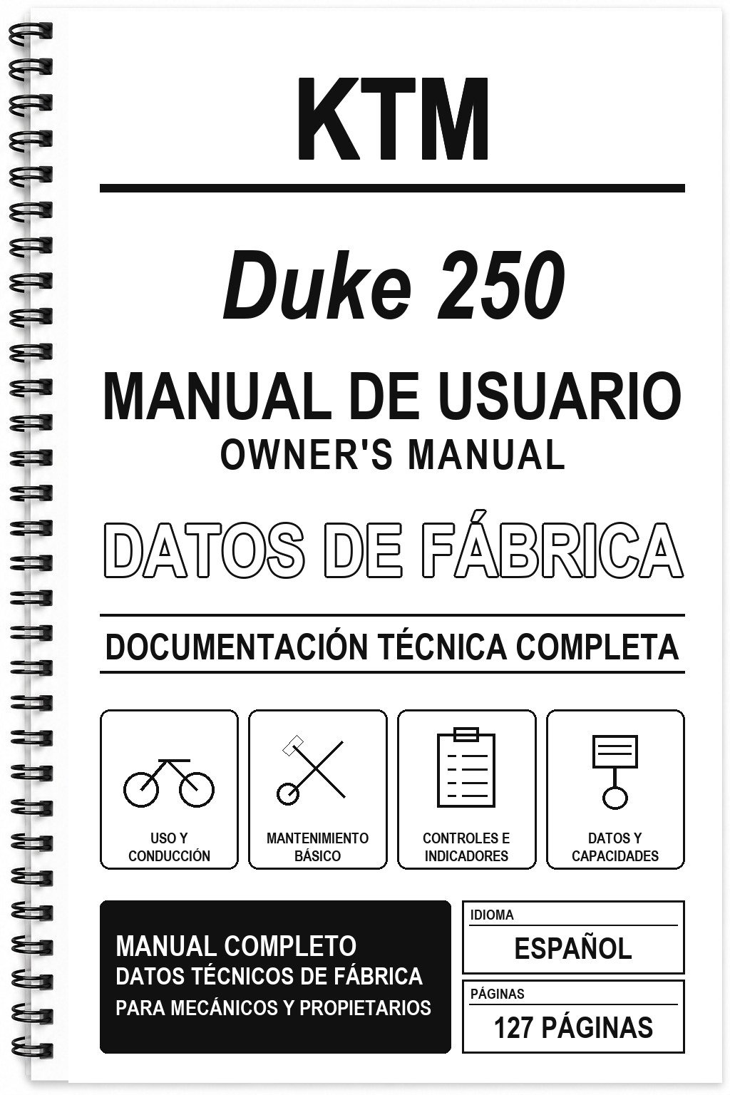 Manual de Usuario KTM Duke 250