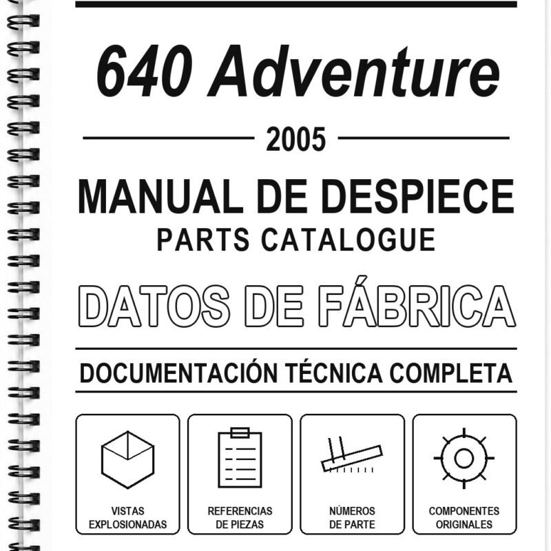 Manual de Despiece KTM 640 Adventure (2005) (Inglés)