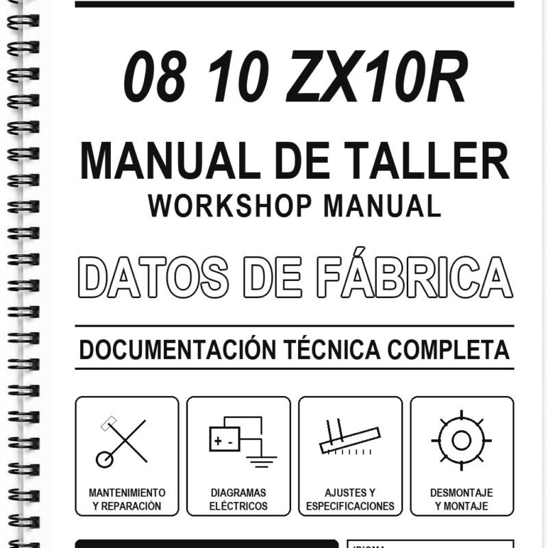 Manual de Taller Kawasaki 08 10 ZX10R (Inglés)