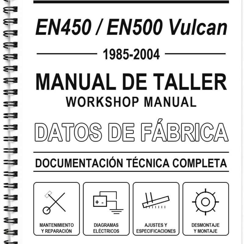 Manual de Taller Kawasaki EN450 / EN500 Vulcan (1985-2004)