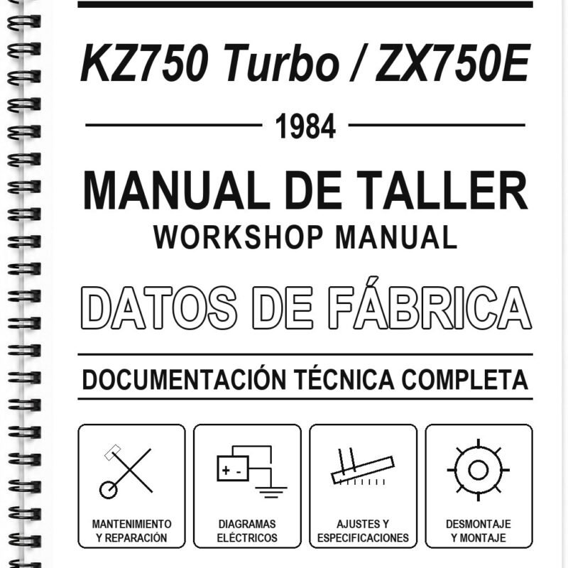 Manual de Taller Kawasaki KZ750 Turbo / ZX750E (1984)